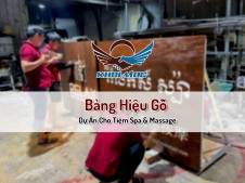 Kinh Nghiệm Làm Bảng Hiệu Gỗ – Dự Án Cho Tiệm Spa & Massage