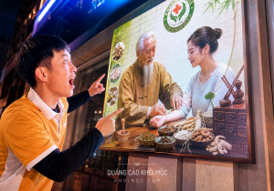 Màn hình LED quảng cáo phòng khám Đông Y hiển thị sắc nét