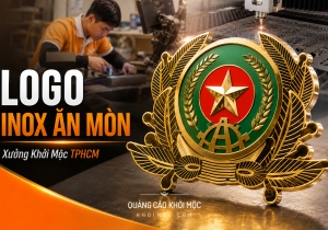 Gia Công Logo Inox Ăn Mòn Tại TPHCM | Khởi Mộc