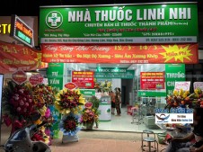 biển vẫy quầy thuốc tây đẹp  nha thuoc dep