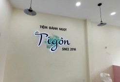 Thi Công Bảng Hiệu Tiệm Bánh Ngọt Tigôn