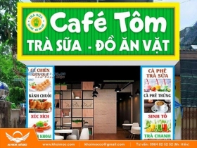 Bảng Hiệu Ăn Vặt Đẹp  Giá Rẻ Thiết Kế 6s2 61ad