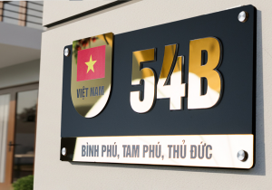 Top 5 mẫu bảng số nhà mica đẹp nhất 2025