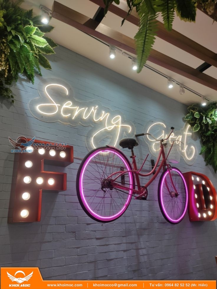 Thi Công Chữ Led Trang Trí Checkin Cho Quán (17)