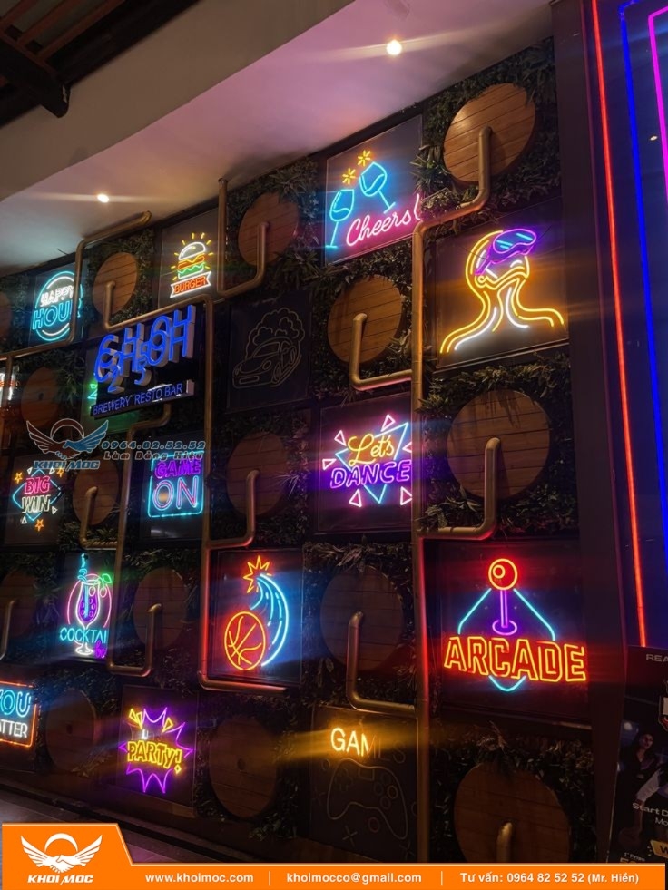 Thi Công Chữ Led Trang Trí Checkin Cho Quán (21)