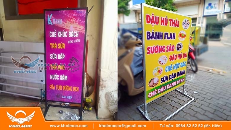 Bảng Hiệu Ăn Vặt Đẹp Giá Rẻ Thiết Kế 6s2 62s