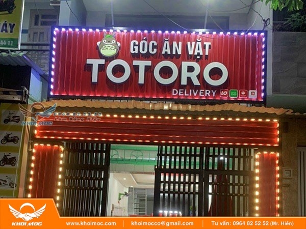 Bảng Hiệu Ăn Vặt Đẹp Giá Rẻ Thiết Kế 6s2 á6