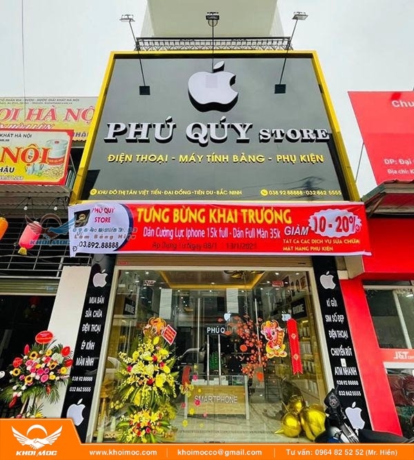 bảng hiệu điện thoại 02 6as