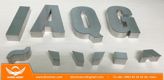 Ứng Dụng CNC Chữ Inox Trong Quảng Cáo 2á6á