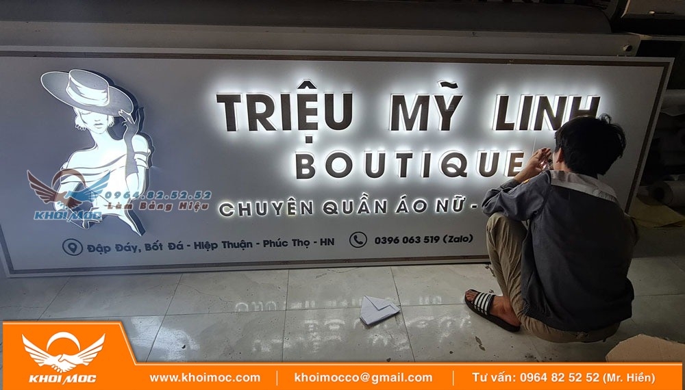 Biển Alu Cho Shop Quần Áo 2a6s2á