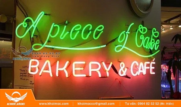 Lựa chọn biển neon biển hiệu cho quán cà phê 1