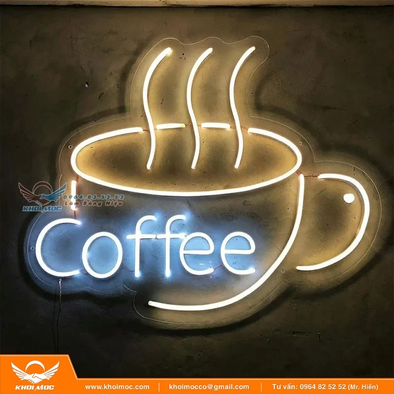 Lựa chọn biển neon biển hiệu cho quán cà phê1 51ấ