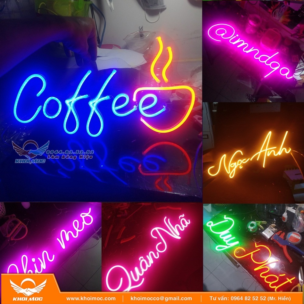 Lựa chọn biển neon biển hiệu cho quán cà phê4 á6