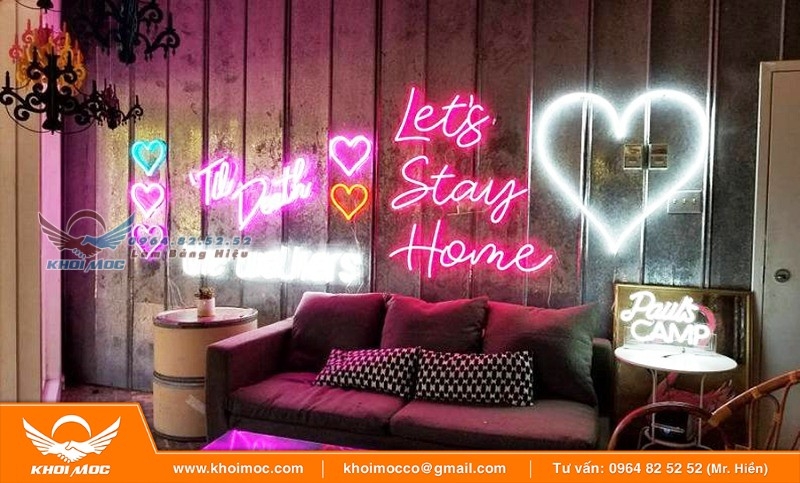 Lựa chọn biển neon biển hiệu cho quán cà phê6 á6