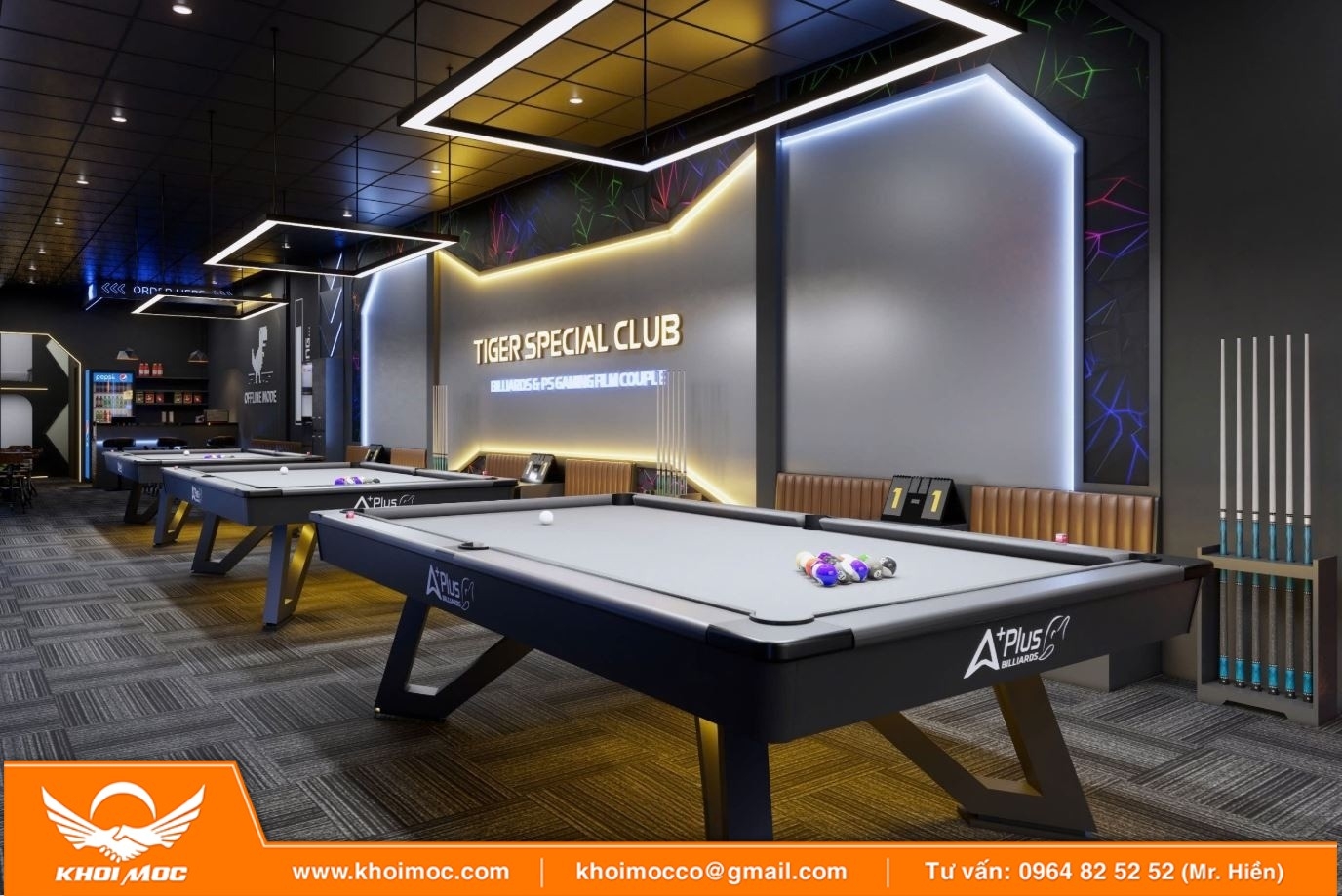 Xu Hướng Thiết Kế Bảng Hiệu Quán Bida Hiện Đại 26assấ