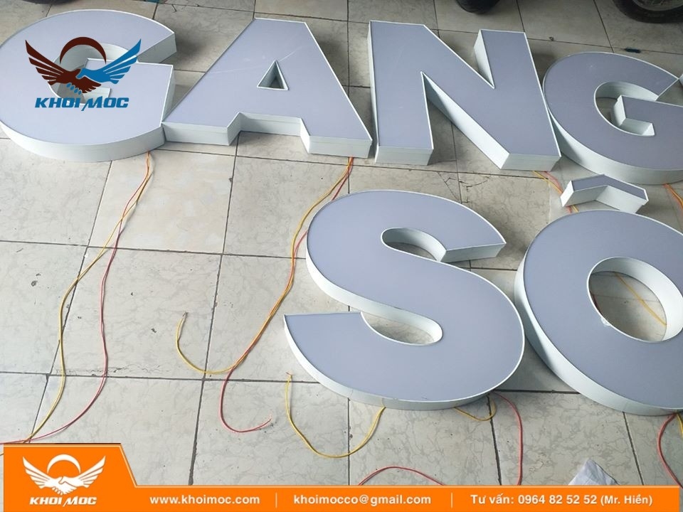 chữ Nhôm Hàn Quốc giá rẻ 3