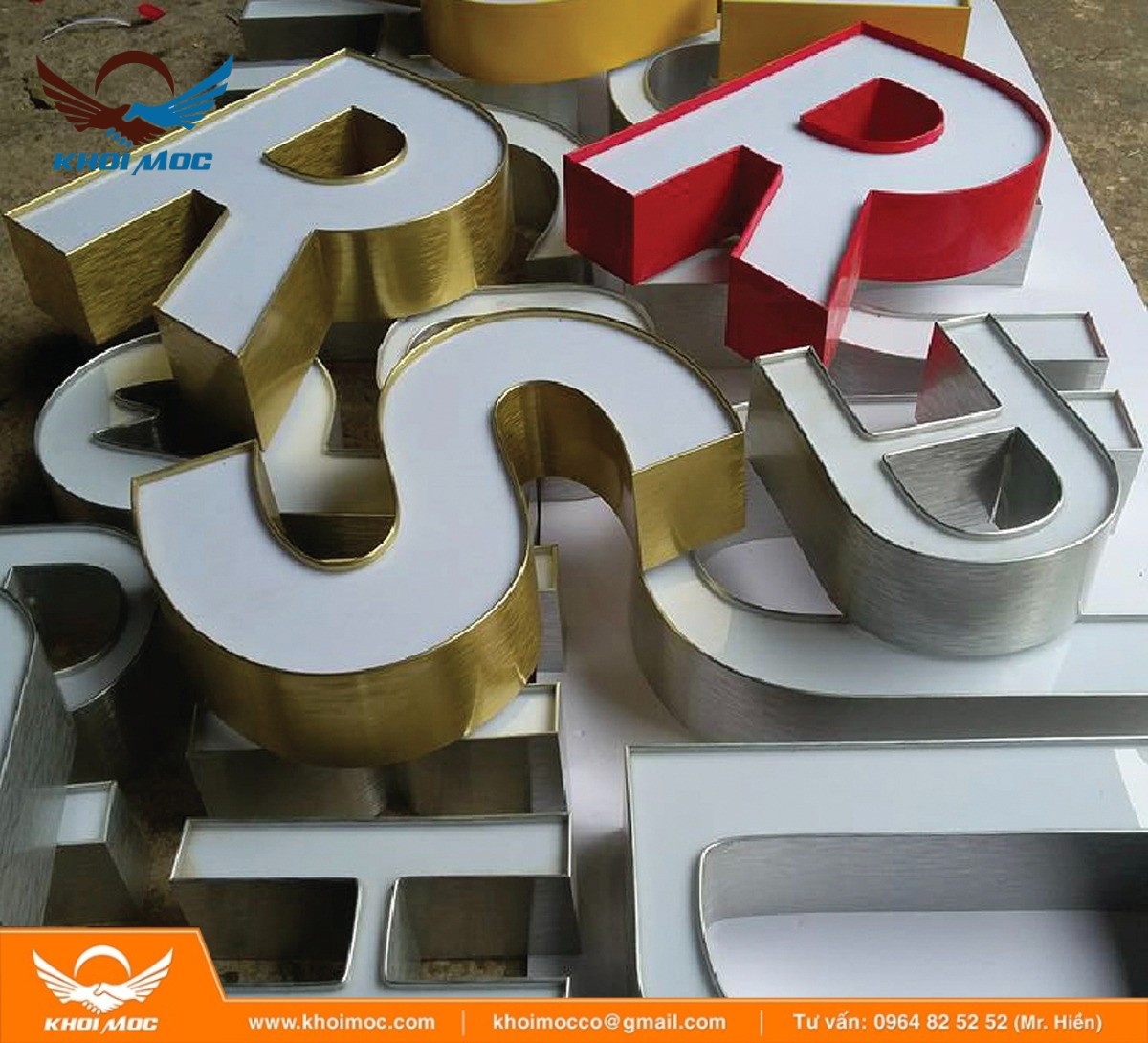 chữ Nhôm Hàn Quốc giá rẻ 6