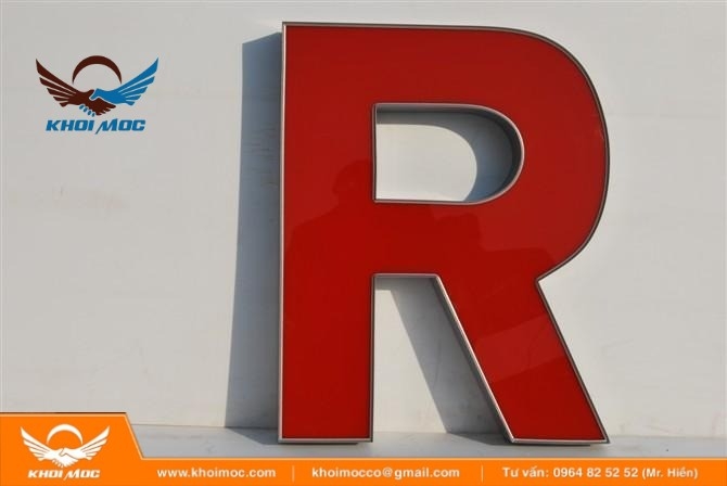 chữ Nhôm Hàn Quốc giá rẻv 5
