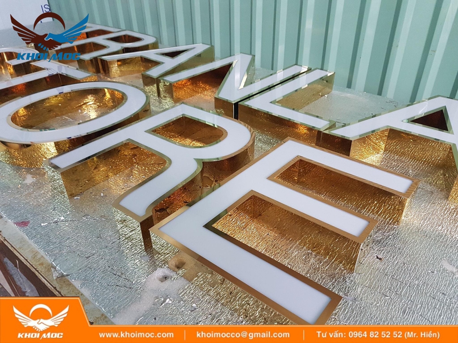 Chữ Nổi Inox Và Mica 62s