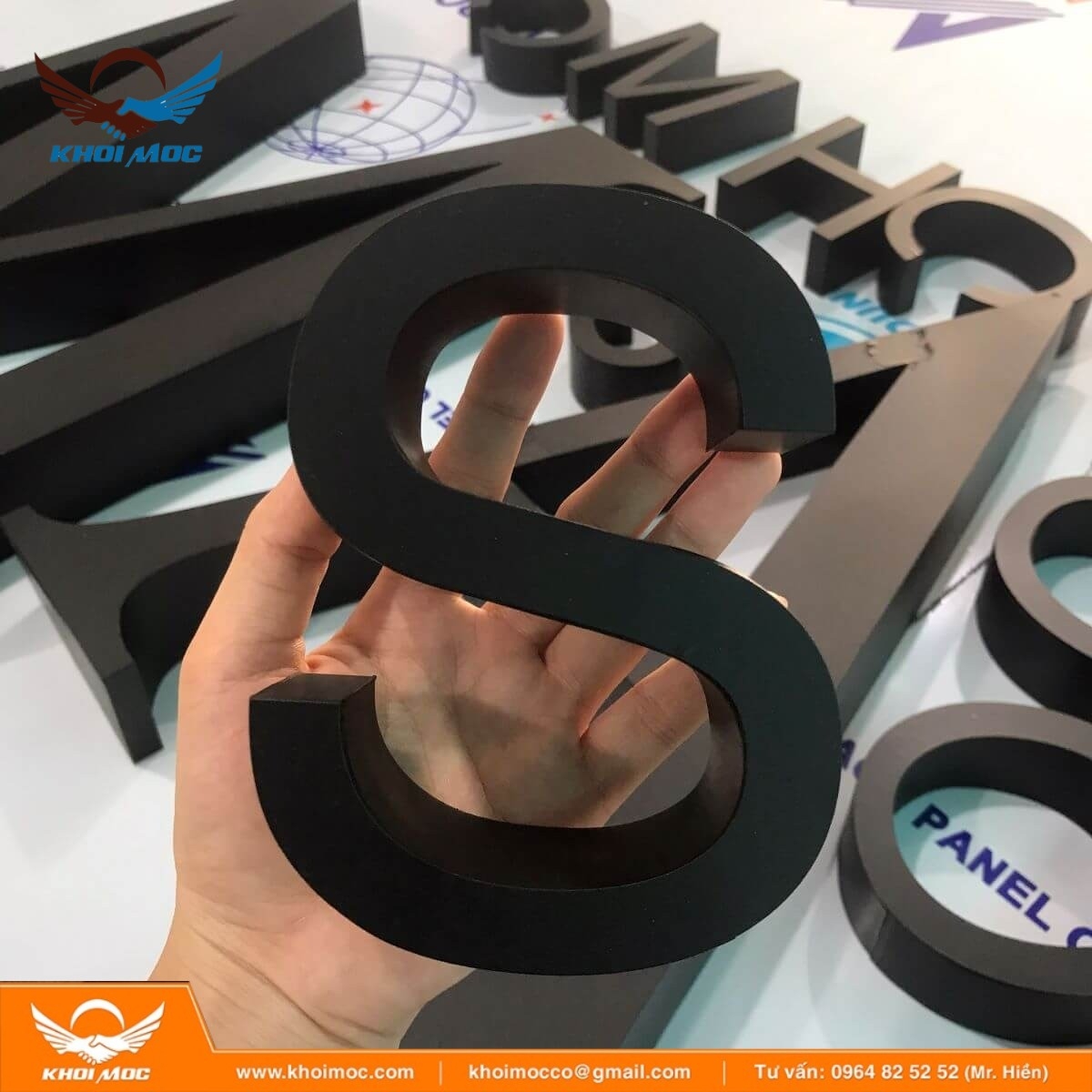 Chữ Nổi Inox Và Mica62 6sa