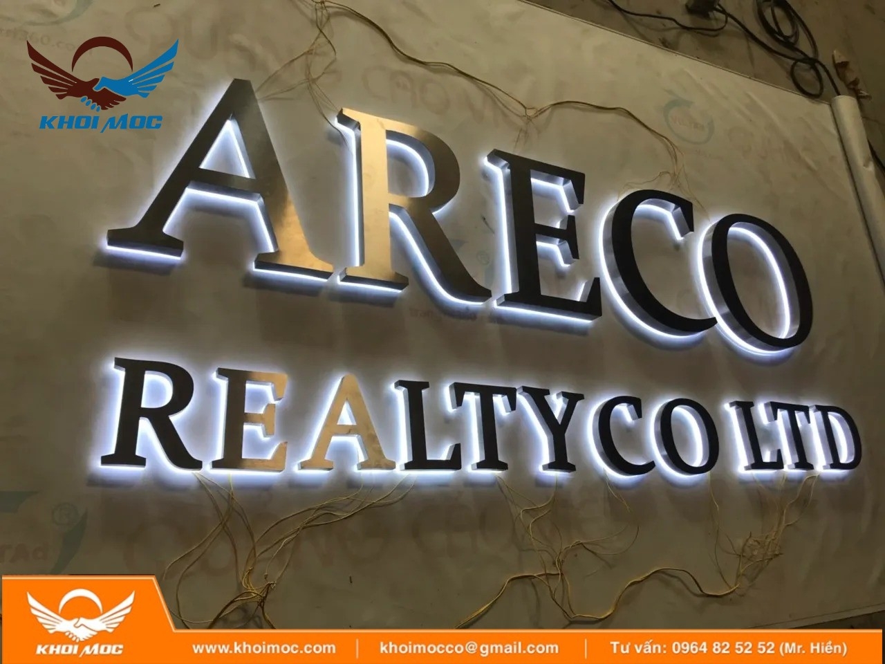 Font chữ đẹp cho bảng hiệu chữ nổi inox 6ss