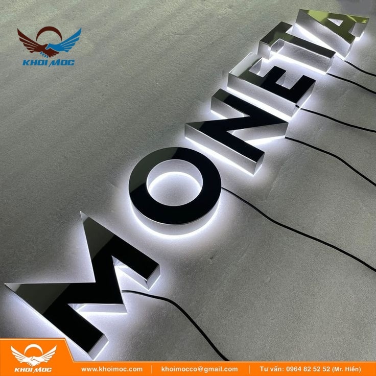 Font chữ đẹp cho bảng hiệu chữ nổi inox6 2s23