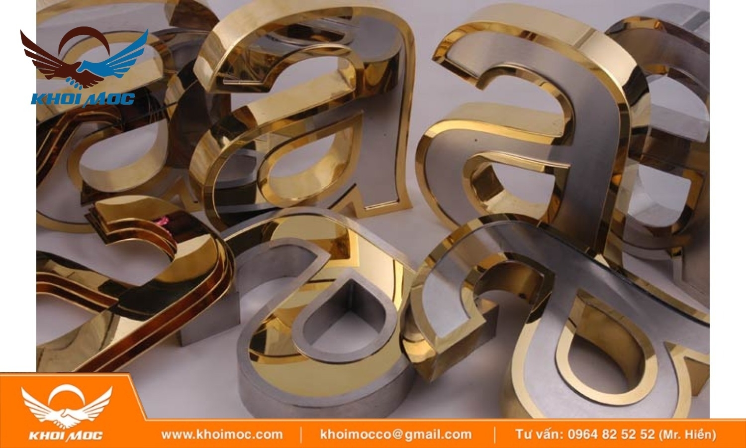 Font chữ đẹp cho bảng hiệu chữ nổi inox62s6