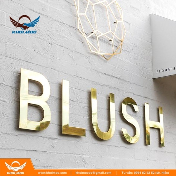 Font chữ đẹp cho bảng hiệu chữ nổi inox62ss