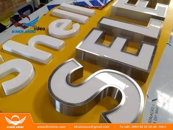 Màu Chữ Nổi Inox 2á6á