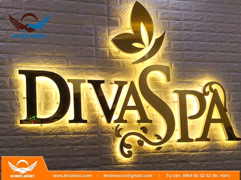 Màu Chữ Nổi Inox sá á