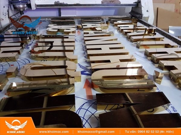 Quy Trình Gia Công Chữ Inox 626