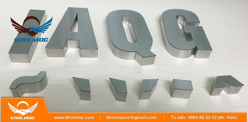 Chữ Nhôm Là Gì  Gia Công Chữ Nhôm Bao Nhiêu Tiền  1 6s