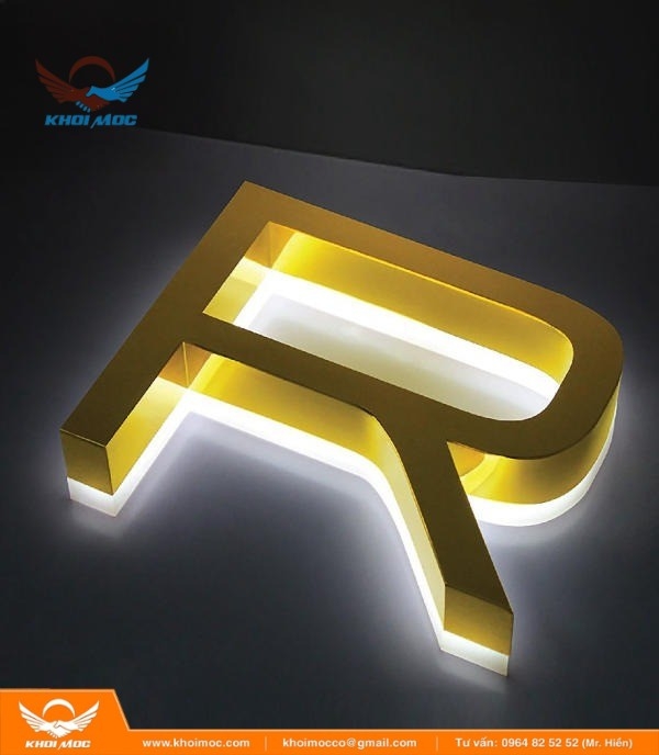 Gia Công Chữ Nhôm Chân Hắt Sáng 26s2s