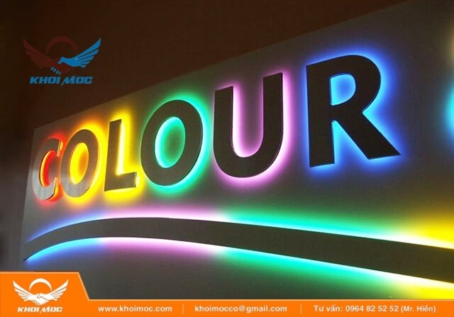 Gia Công Chữ Nhôm Chân Hắt Sáng 26ss