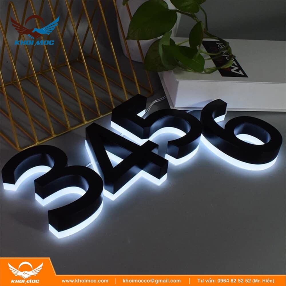 Gia Công Chữ Nhôm Chân Hắt Sáng 56a2s6á