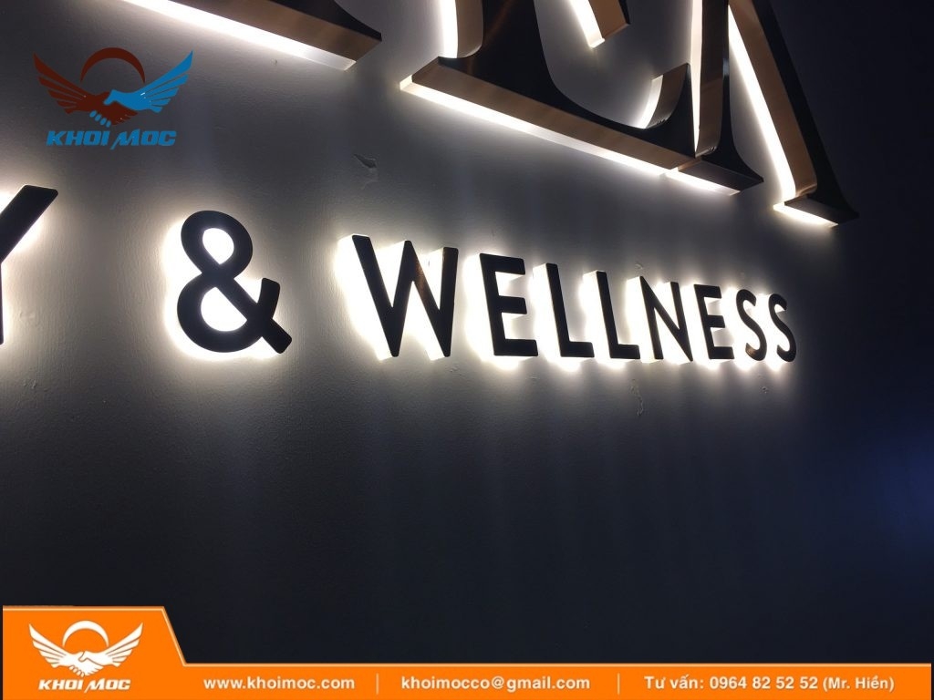 Gia Công Chữ Nhôm Chân Hắt Sáng 65á6á