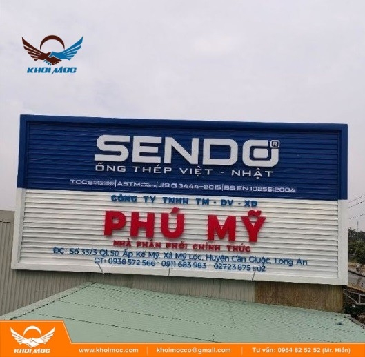 Biển Hiệu Tôn (Tole 2026 lam bang hieu khoimoc 1